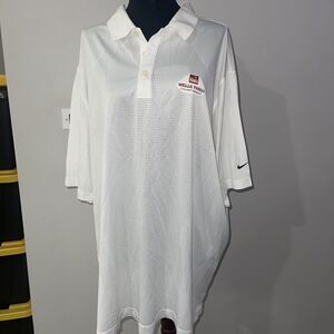 Nike Golf Dri-Fit Polo Shirt Wells Fargo Championship PGA Tour Mens size Xxl